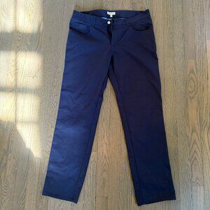Peter Millar EB66 Performance Five- Pocket Pants Navy Blue In Size 34 / 30